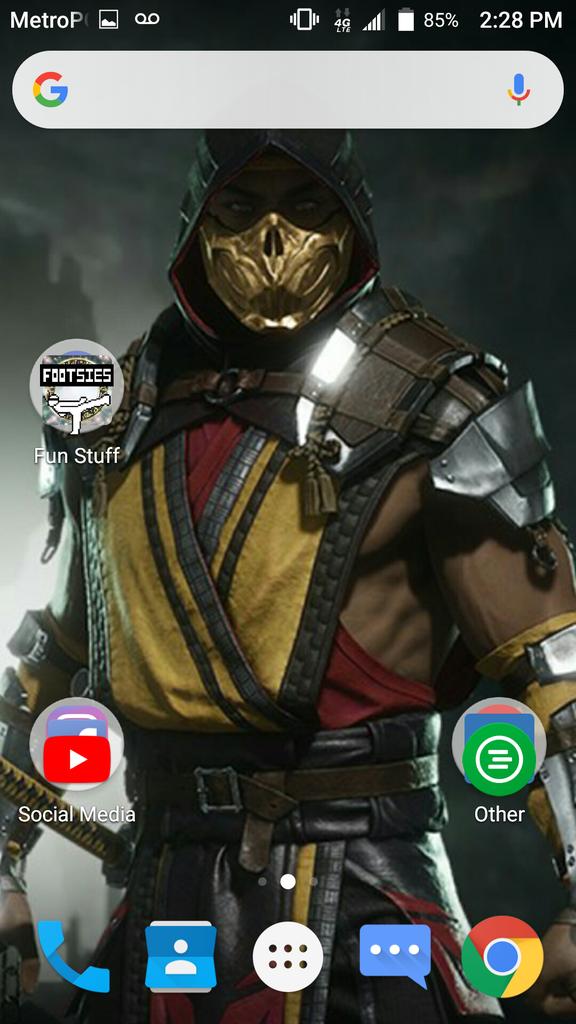 Iphone Mortal Kombat Iphone Scorpion - HD Wallpaper 