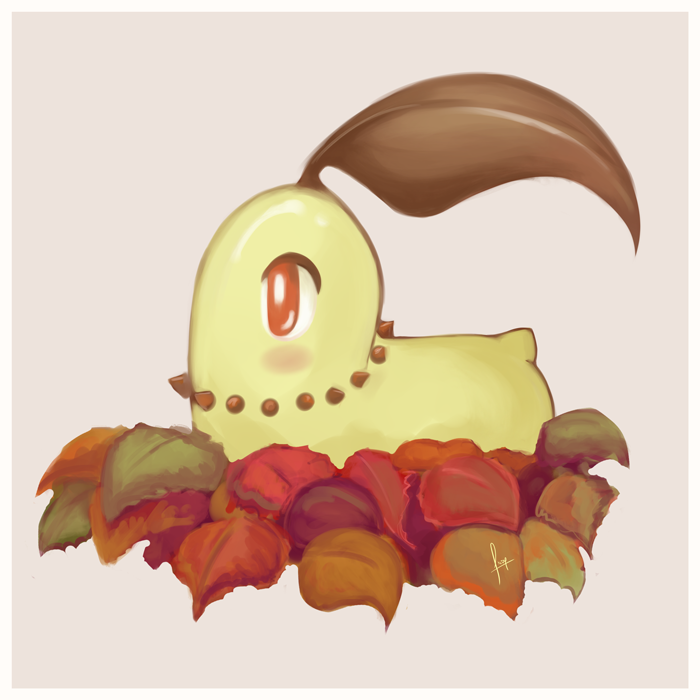 A Fall Chikorita, Since I Took My Brother To Community - Illustration - HD Wallpaper 