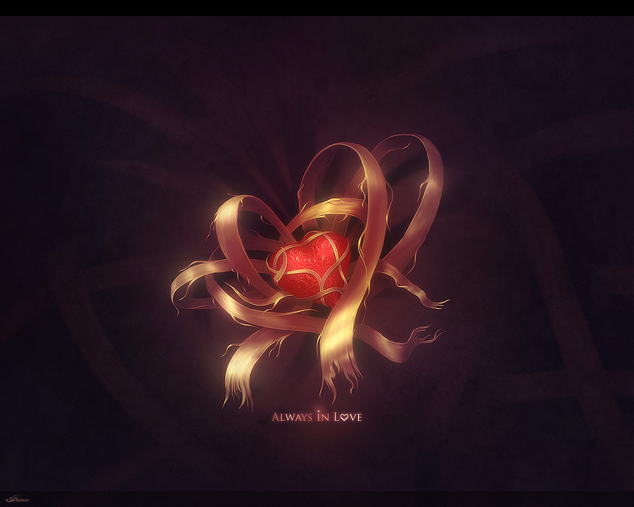 Love Heart Fantasy - HD Wallpaper 