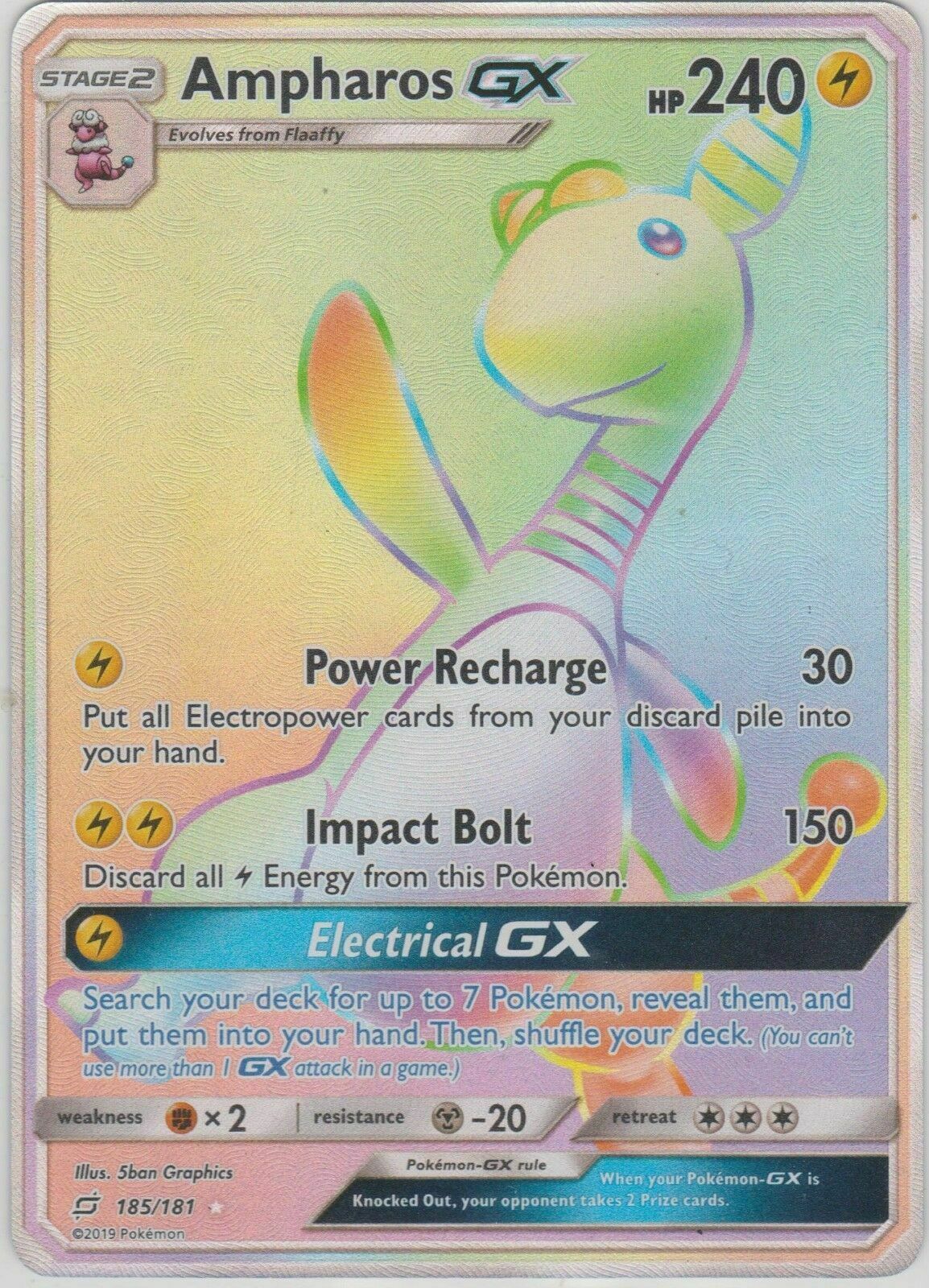 Mewtwo Pokemon Cards Gx Rainbow Rare - HD Wallpaper 
