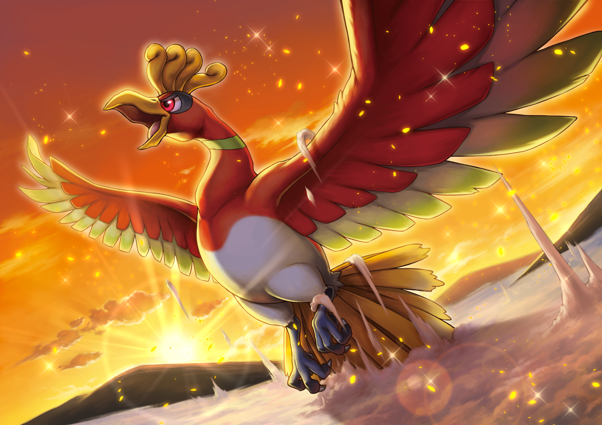 Ho Oh Wallpaper Hd - HD Wallpaper 
