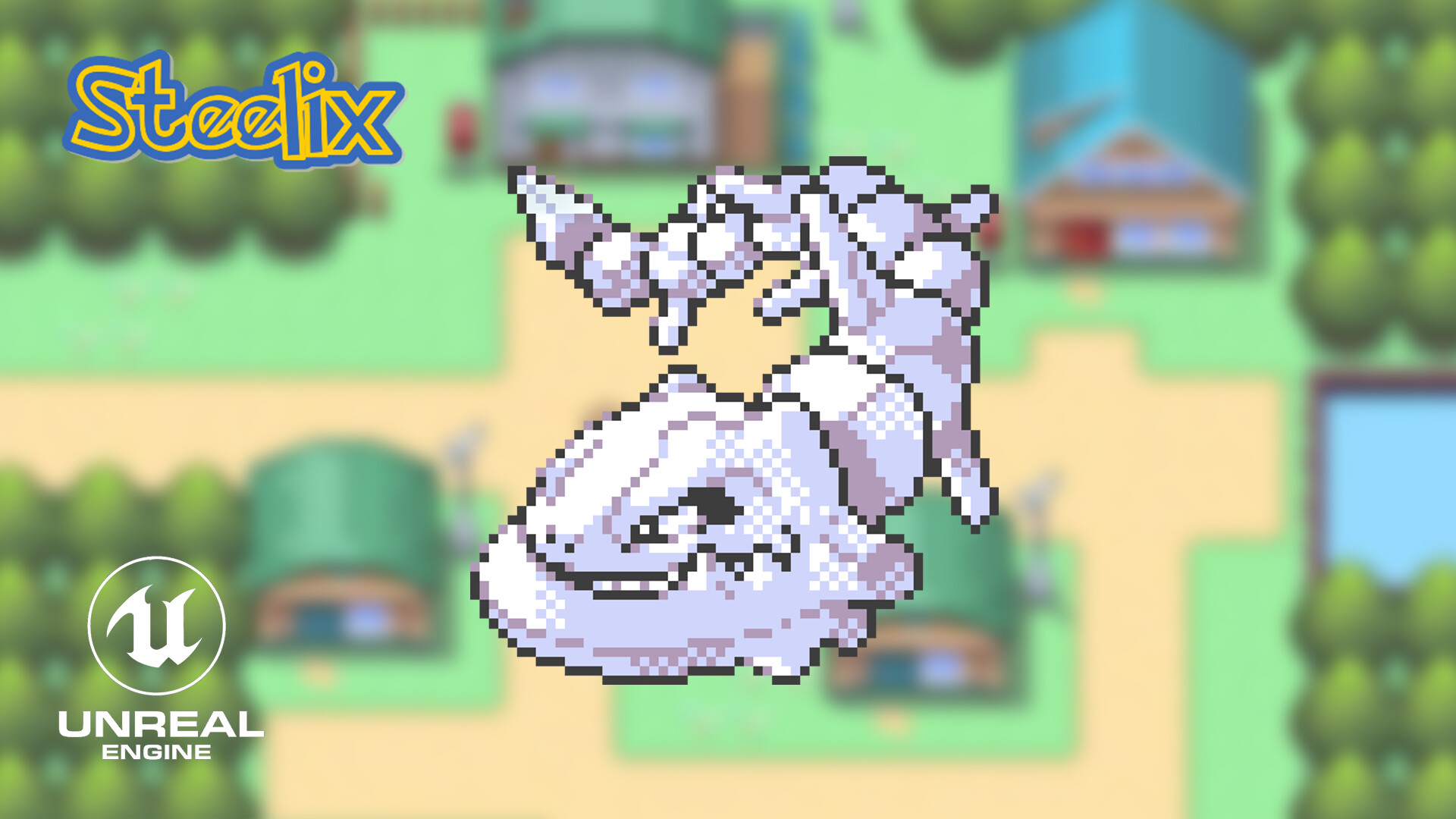Steelix Pixel Art - HD Wallpaper 