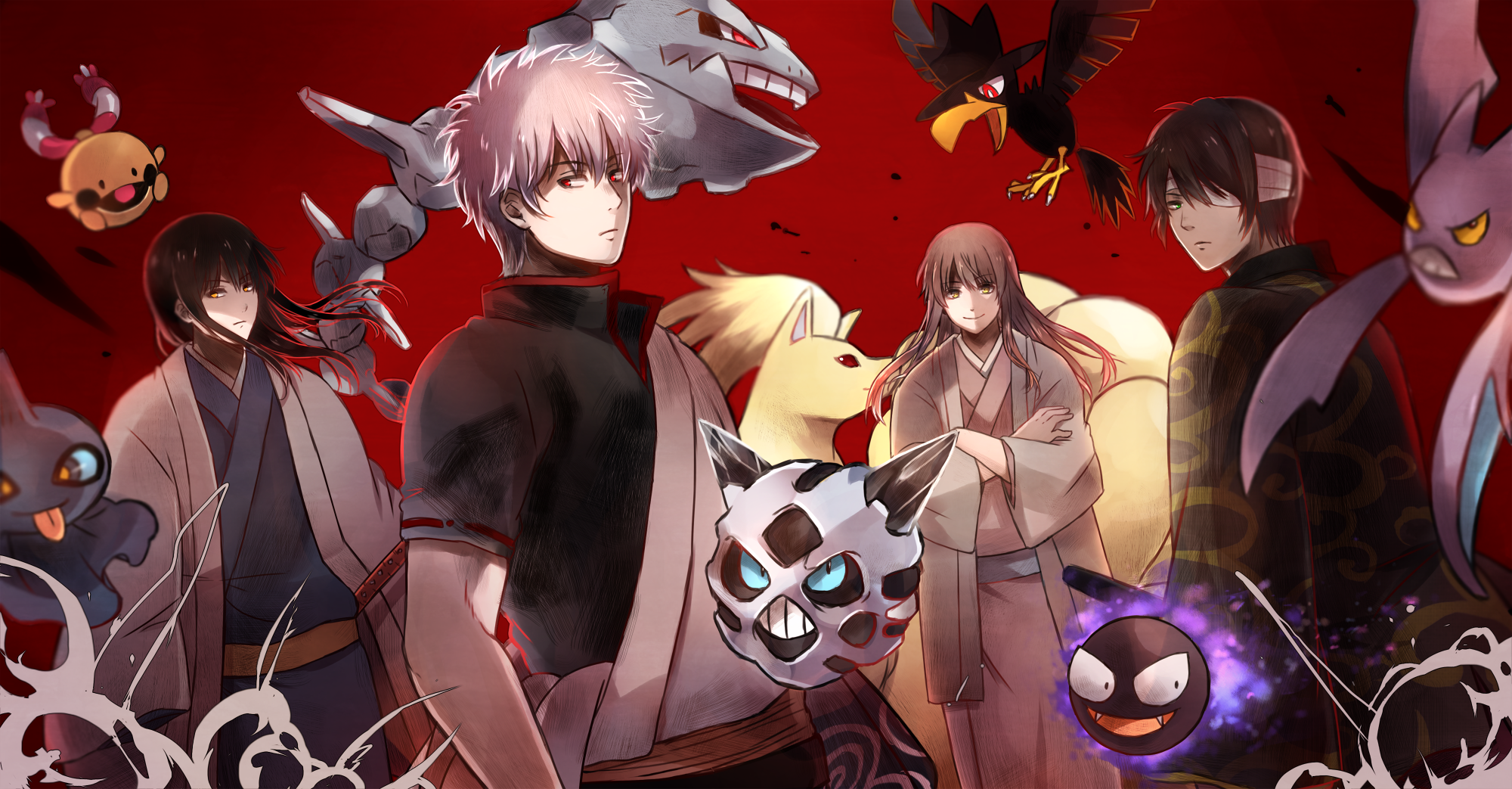 Gintoki Sakata Pokemon - HD Wallpaper 