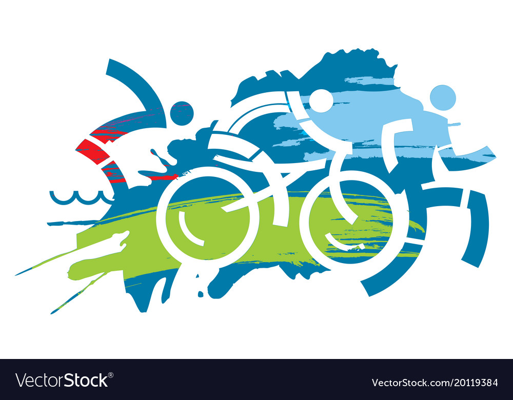 Symbole Triathlon Logo - HD Wallpaper 