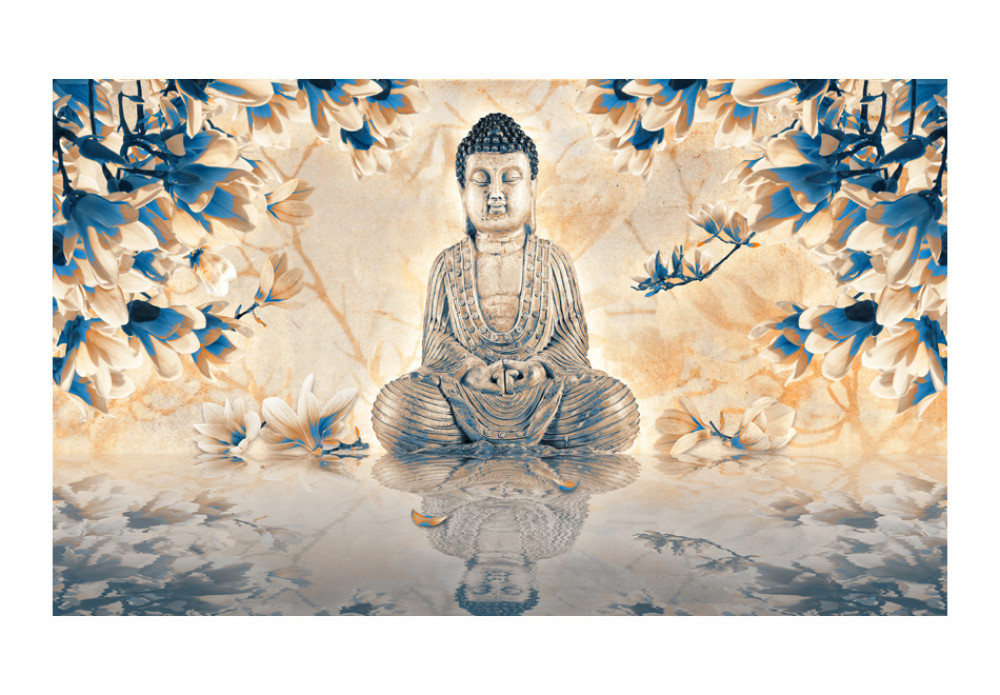 Photo Wallpaper Buddha Of Prosperity 61420 Additionalimage - Buddha Fototapeta - HD Wallpaper 