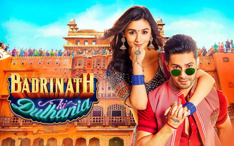 Bafrinath Ki Dulhania First Look Wallpaper,bollywood - Badrinath Ki Dulhania 2017 - HD Wallpaper 