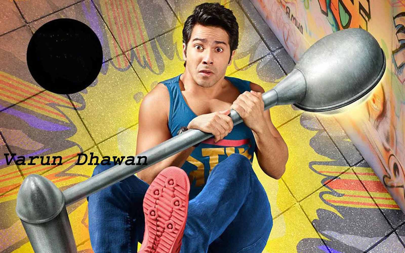 Varun Dhawan Unseen Free Wallpapers And Backgrounds - Painting - HD Wallpaper 