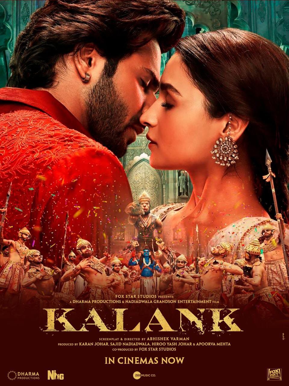 Kalank 2019 Movie Poster - HD Wallpaper 