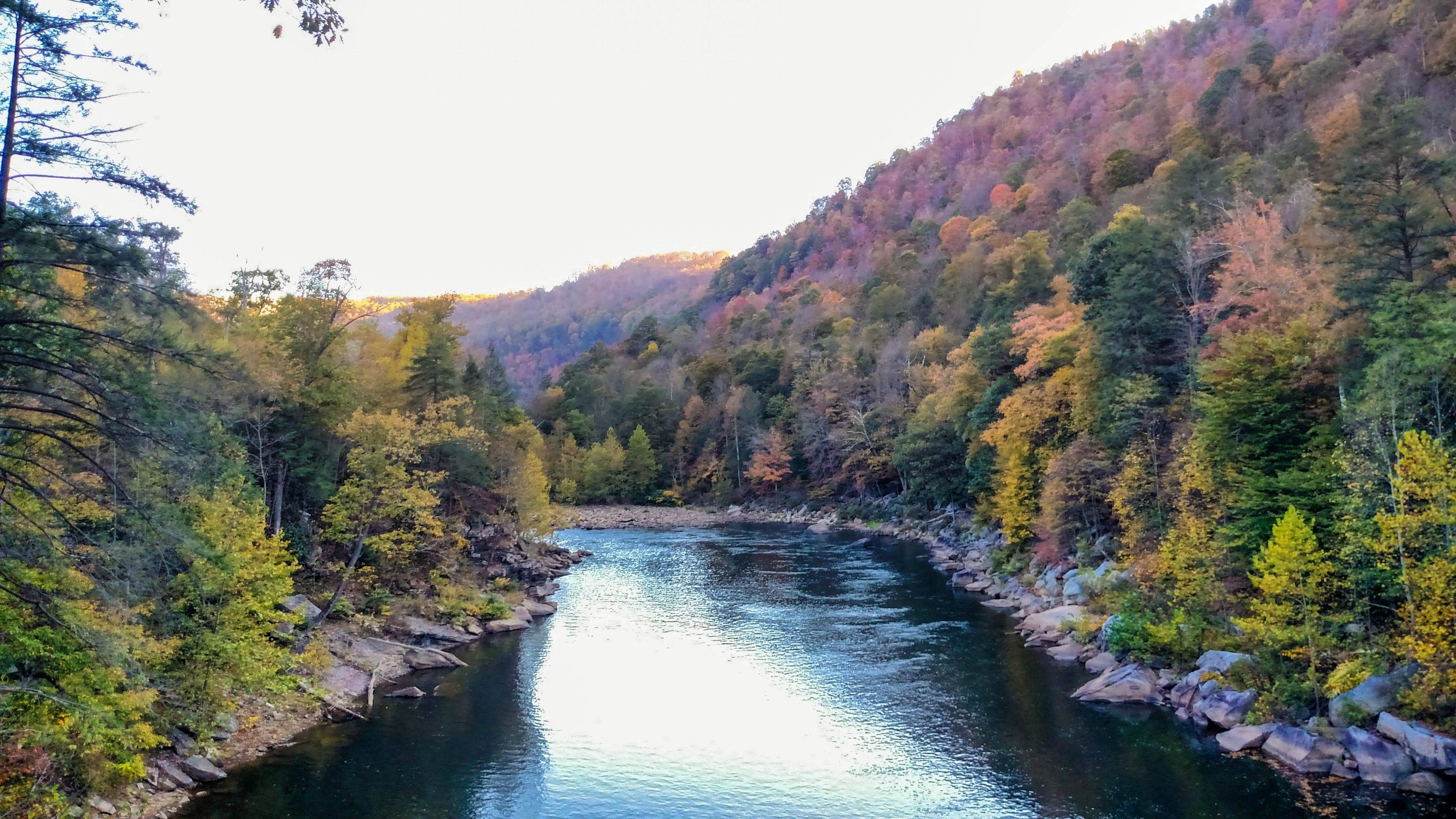 Autumn View Overlooking The Cheat River In West Virginia - West Virginia Hd - HD Wallpaper 