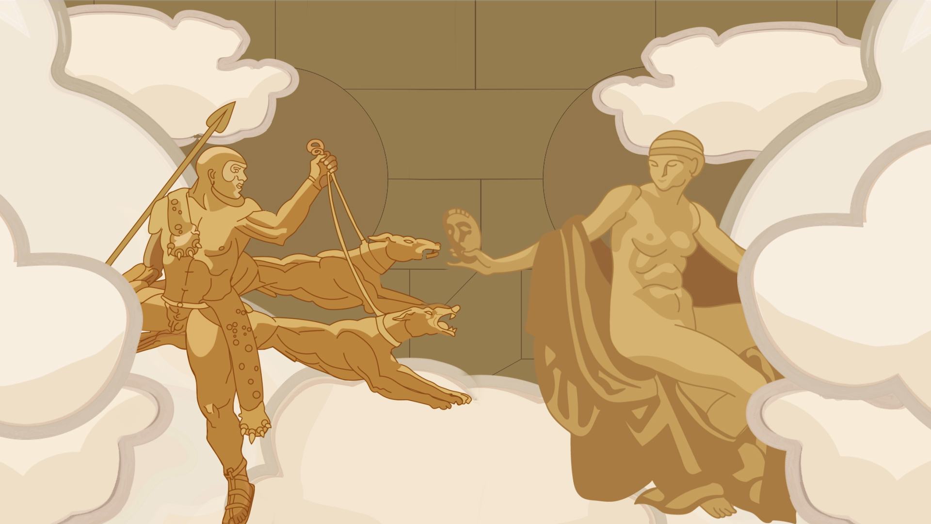 Mural Characters That Will Be Animated In The Grand - Illustration - HD Wallpaper 