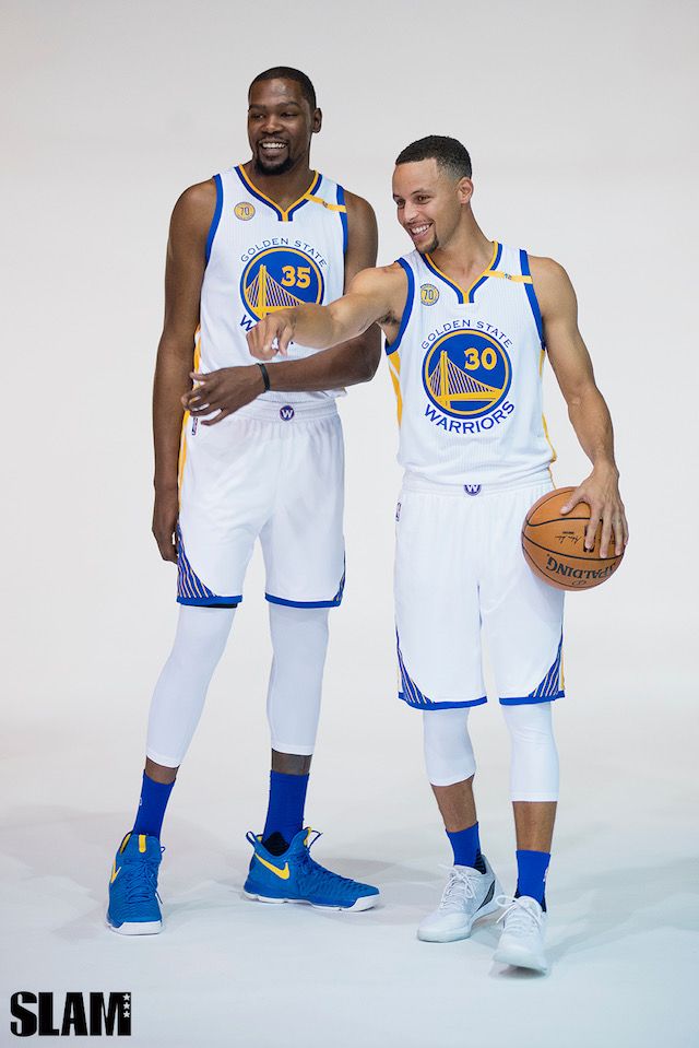 Kevin Durant Wallpaper - Kevin Durant And Curry - HD Wallpaper 