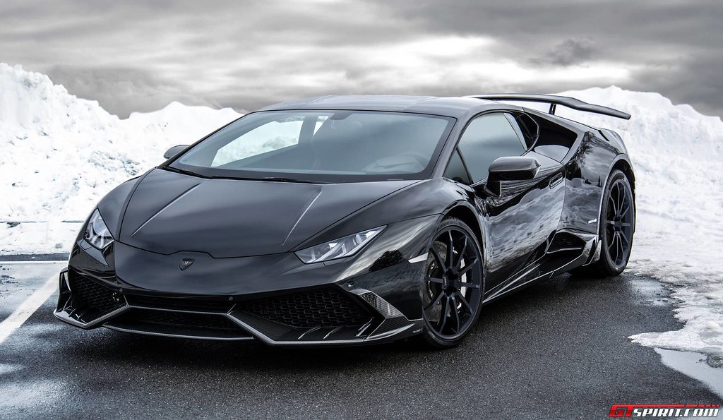 Lamborghini Huracan Evo Black - HD Wallpaper 