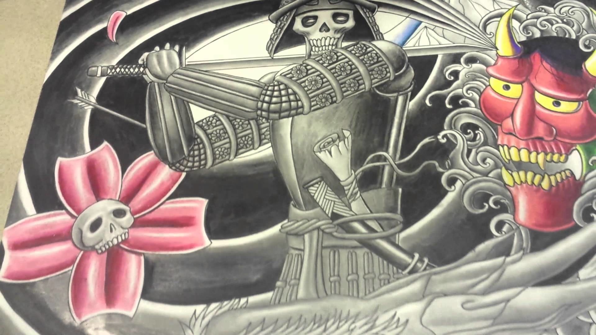 Japanese Tattoo Design Plus Godzilla 
 Data-src - Hd Wallpaper Geisha Tattoo - HD Wallpaper 