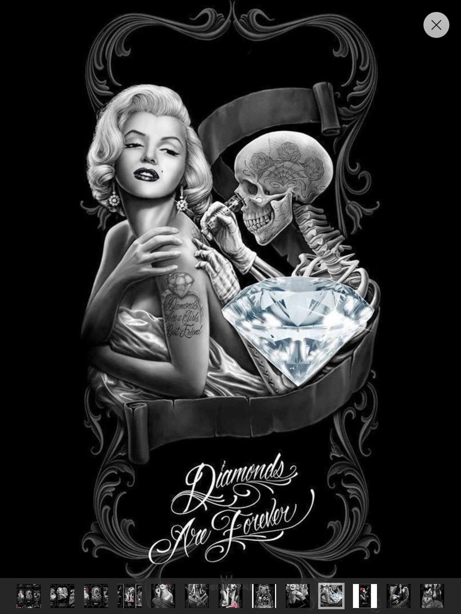 Jade, Marilyn Monroe Wallpaper, Queen Size, Punk Tattoo, - Marilyn Monroe Tattoo Skull - HD Wallpaper 