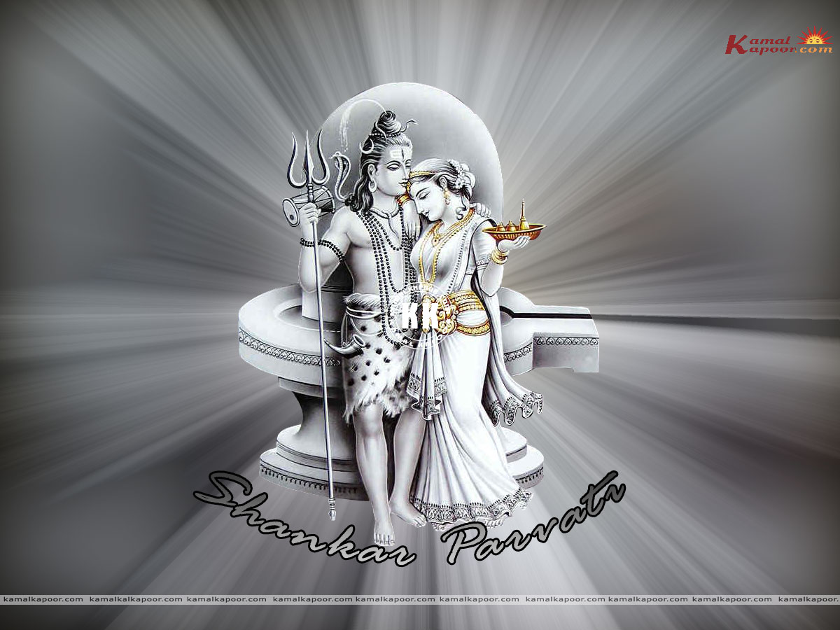 Love Wallpaper Shiv Parvati - HD Wallpaper 