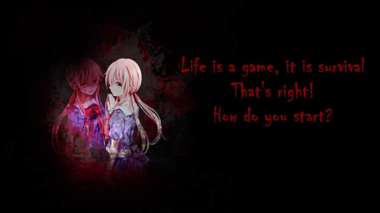 Watch Mirai Nikki 25 Hd Wallpaper - Darkness - HD Wallpaper 