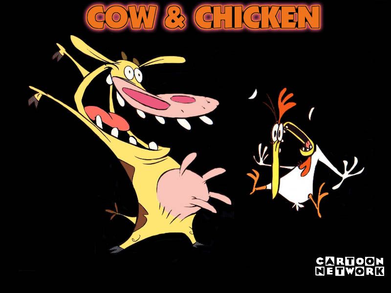 Cow And Chicken - HD Wallpaper 