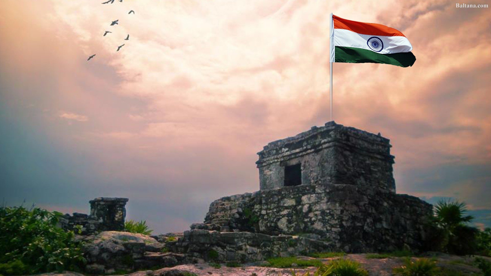 India Flag Background Wallpaper - Tulum - 1920x1080 Wallpaper 