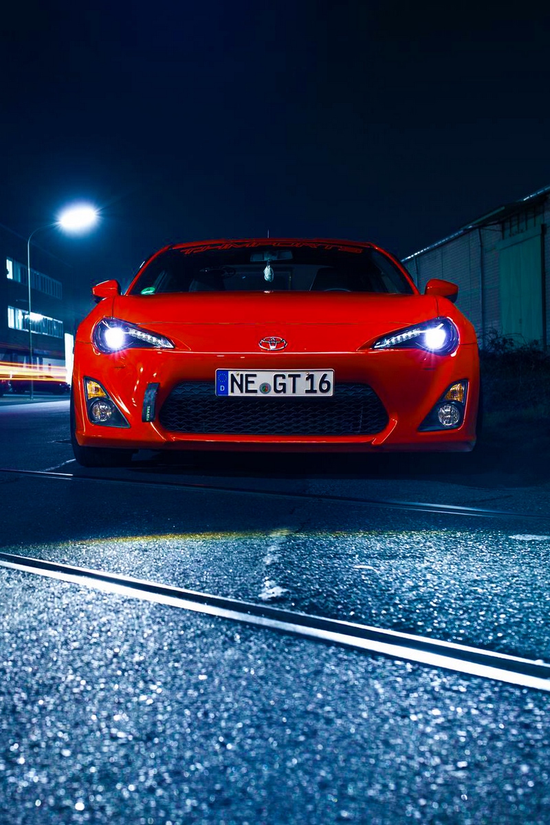 Wallpaper Toyota, Gt86, Red, Front View - Toyota 86 Wallpaper Phone - HD Wallpaper 