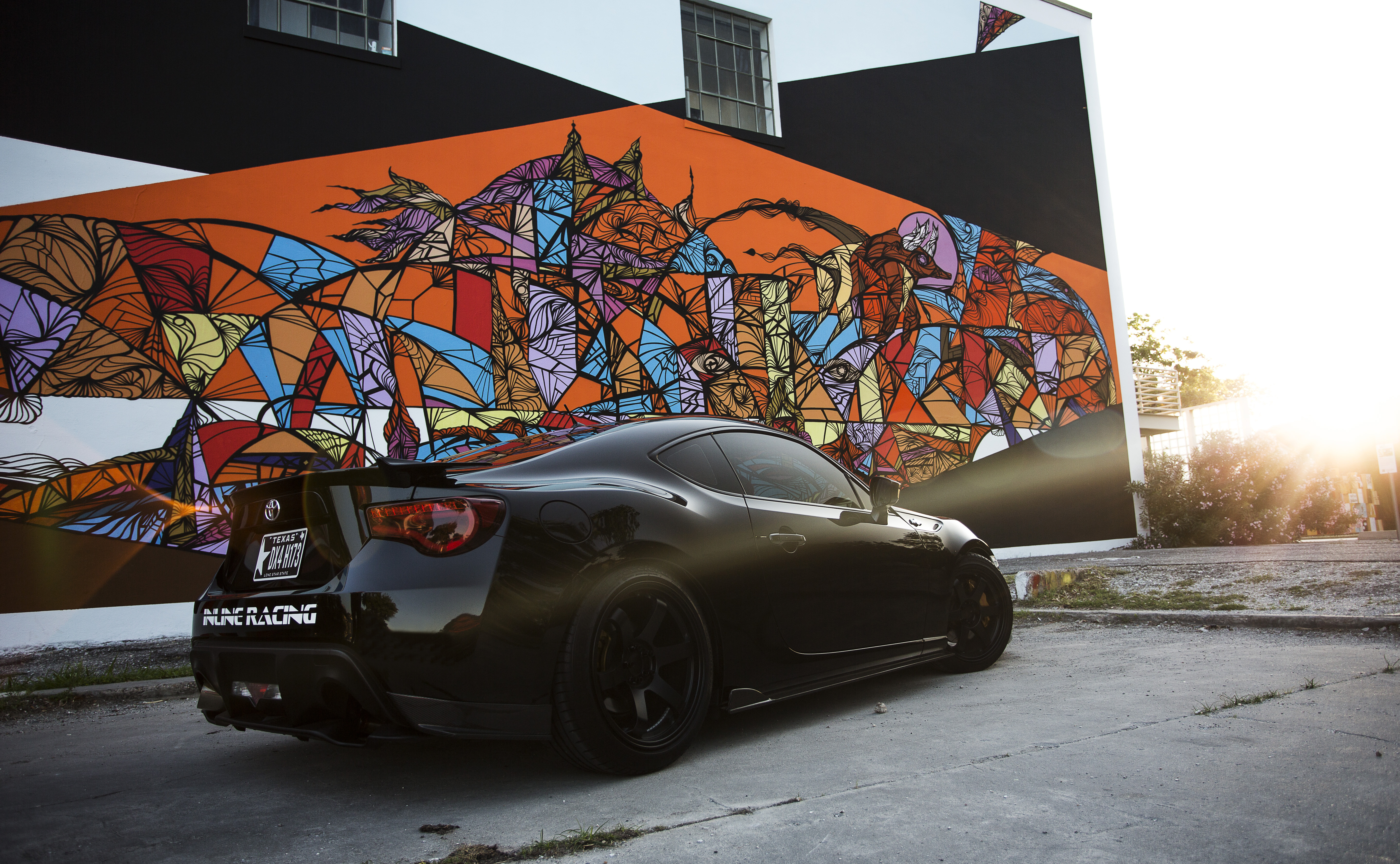 Toyota And Graffiti - HD Wallpaper 