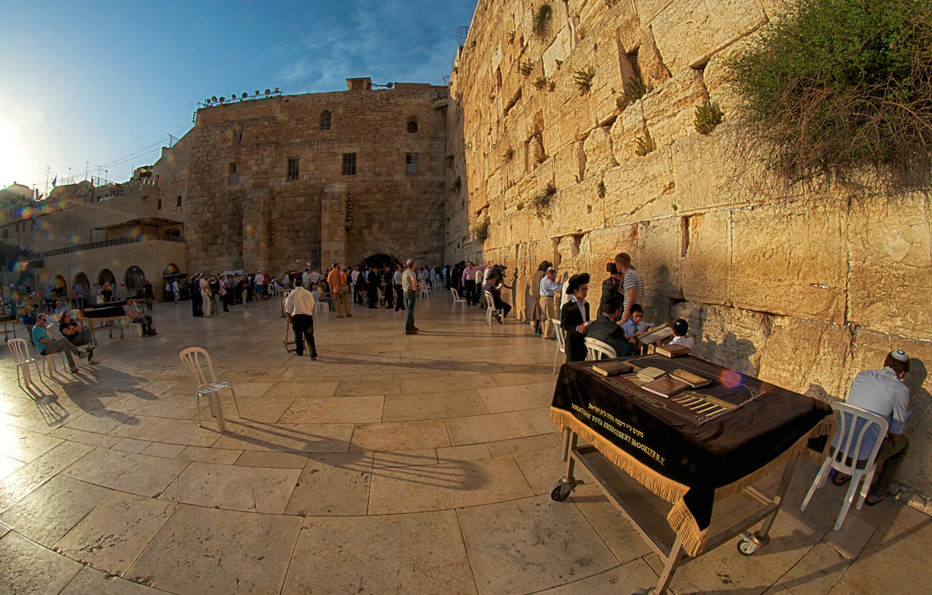 Photo Wallpaper Jerusalem, Israel, The Temple Mount, - Western Wall - HD Wallpaper 