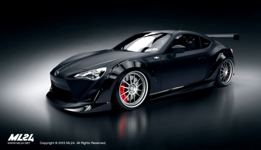 Scion Frs Tuner » Category » Body Kits - Frs Black Body Kit - HD Wallpaper 