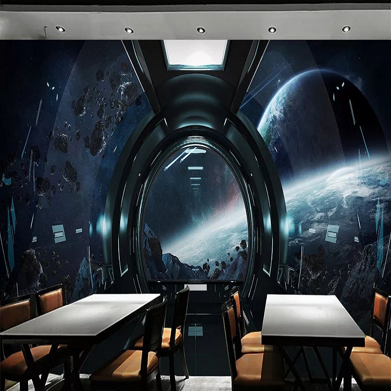 Custom Large Mural 3d Wallpaper Modern Creative 3d - Wallpaper - HD Wallpaper 