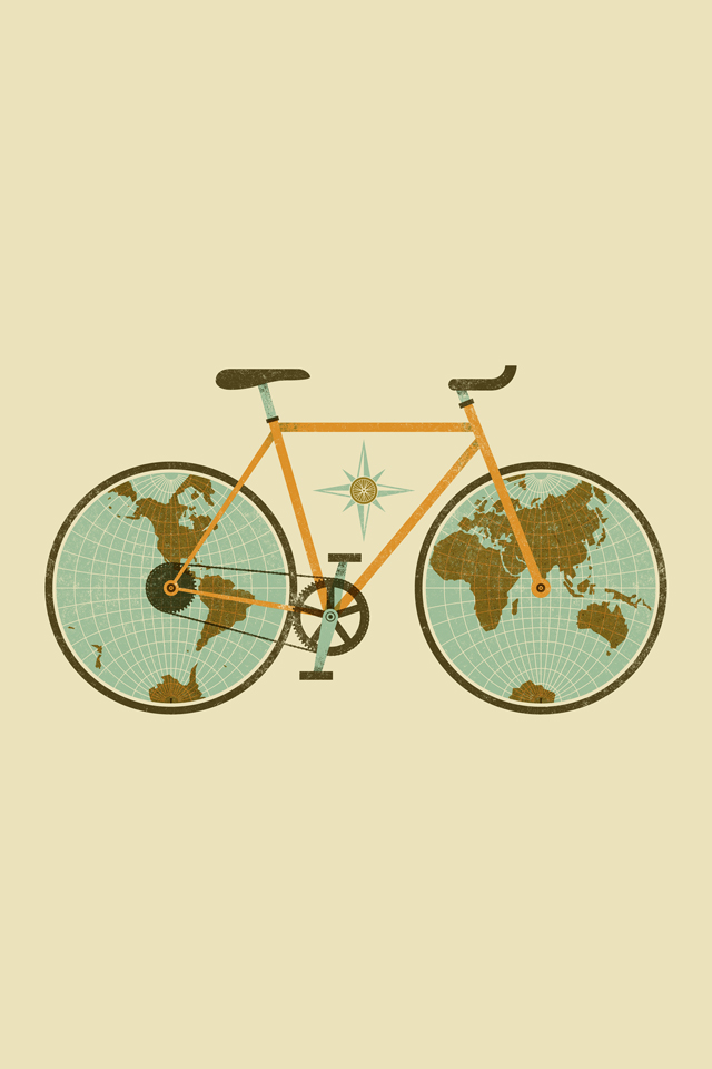 Bicycle Phone Background - HD Wallpaper 