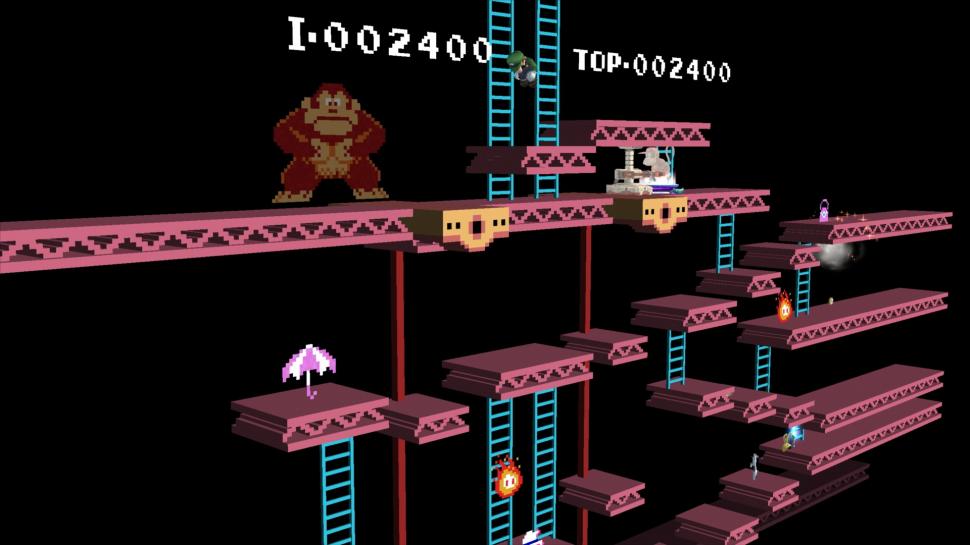 Donkey Kong 8-bit Hd Wallpaper,video Games Hd Wallpaper,8 - Donkey Kong Retro Background - HD Wallpaper 