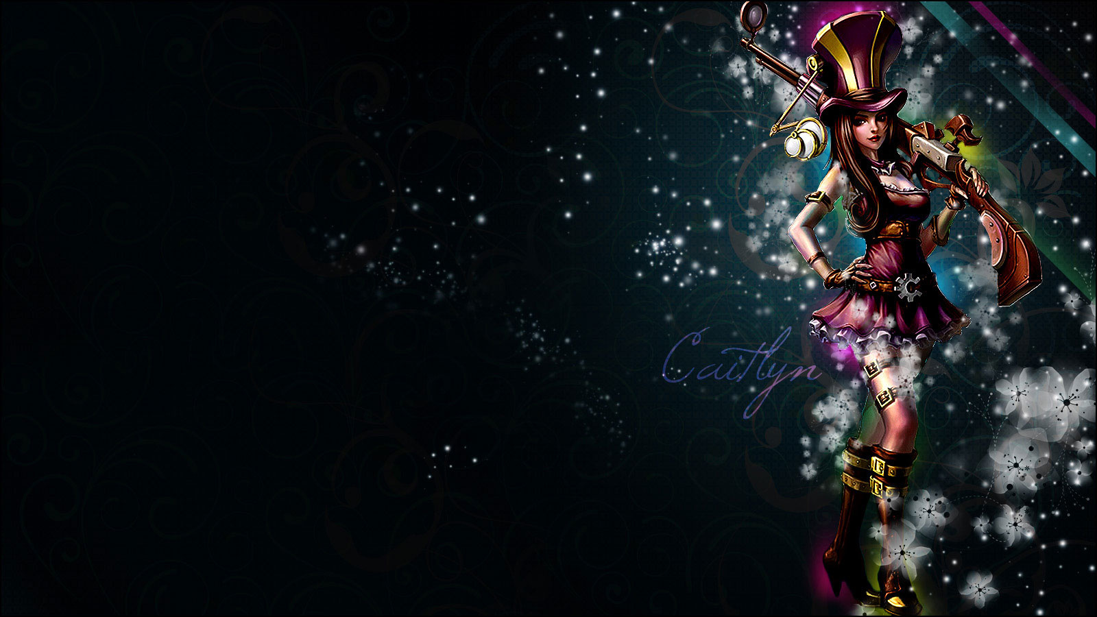 Caitlyn Wallpaper 1600x900 Lol - HD Wallpaper 