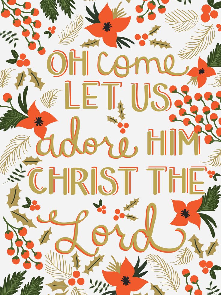 O Come Let Us Adore - Christmas Phone Background Jesus - HD Wallpaper 