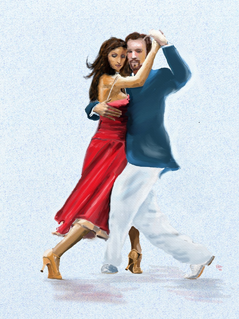 Мужчина И Женщина Танцуют - HD Wallpaper 