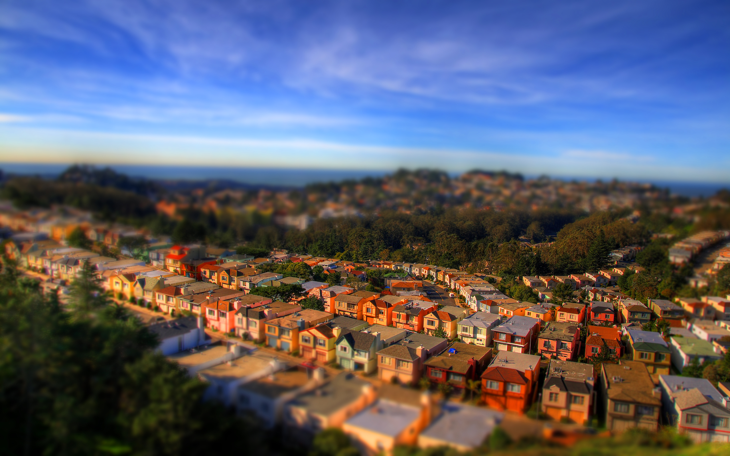 Tilt Shift Wallpaper Hd - HD Wallpaper 