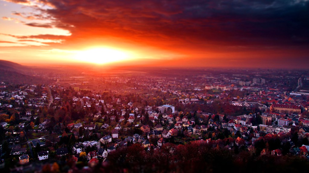 Night View Background Hd City - HD Wallpaper 