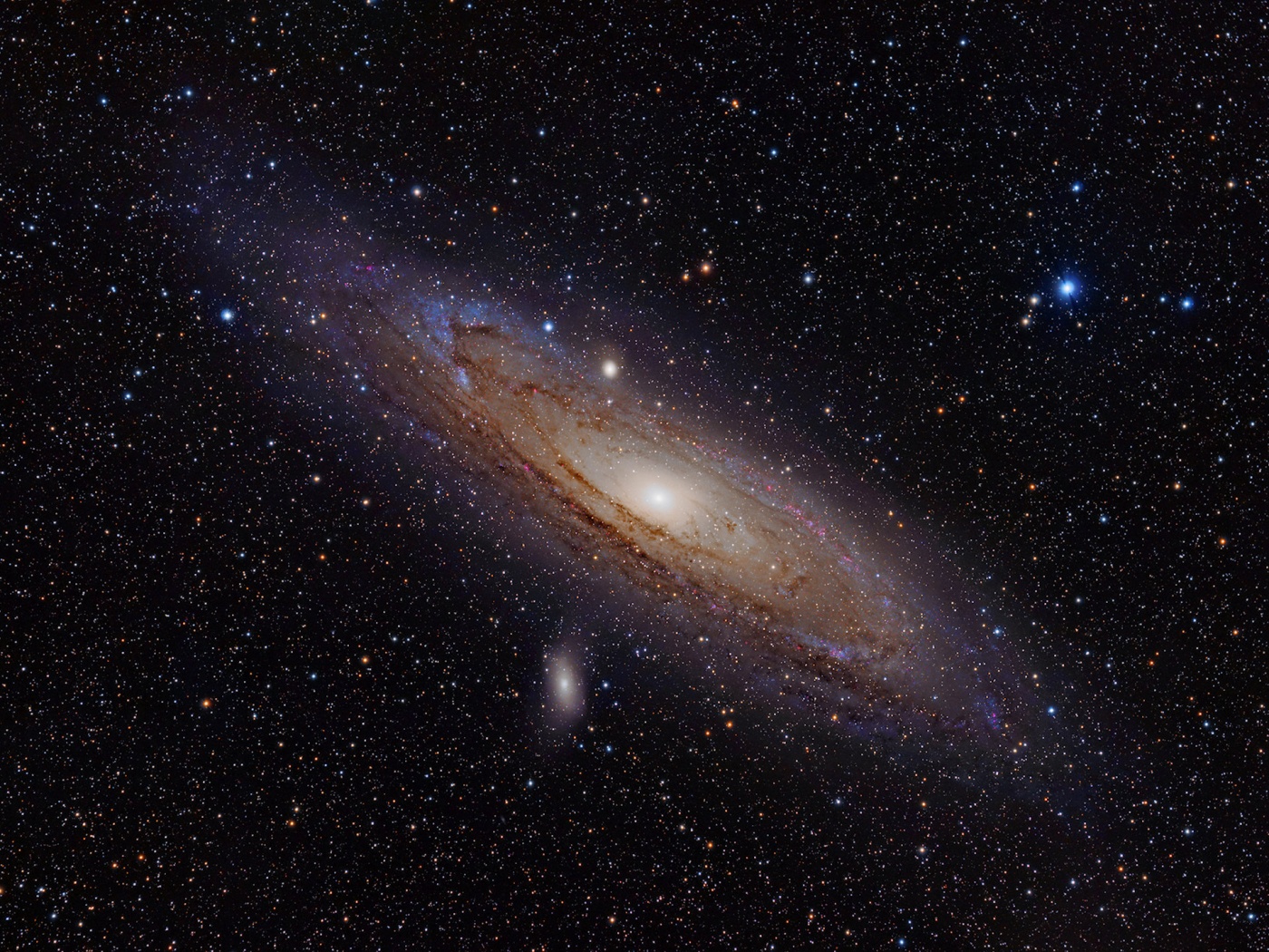 Andromeda Galaxy Animation - HD Wallpaper 