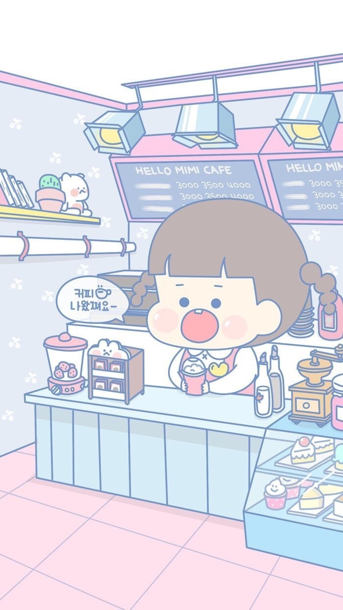 Kawaii, Pastel, And Wallpaper Image - วอลเปเปอร์ เกาหลี น่า รัก - HD Wallpaper 