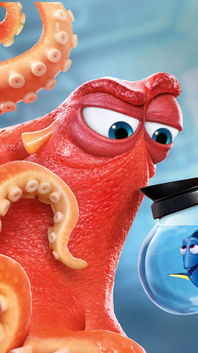Finding Dory, Hank, Nemo, Fish, Octopus, Animation - Hank Finding Dory - HD Wallpaper 