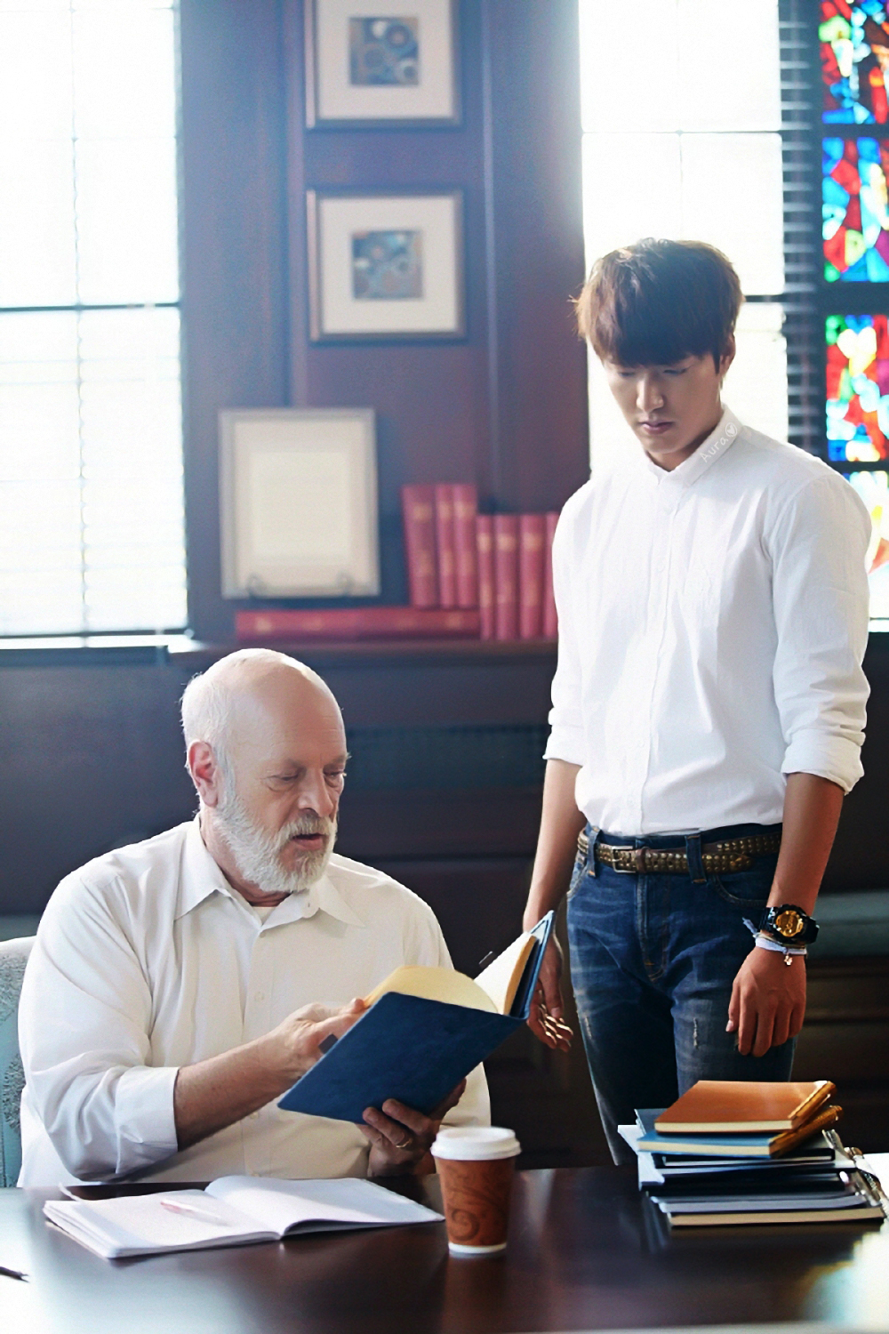 Lee Min Ho Heirs White Shirt - HD Wallpaper 