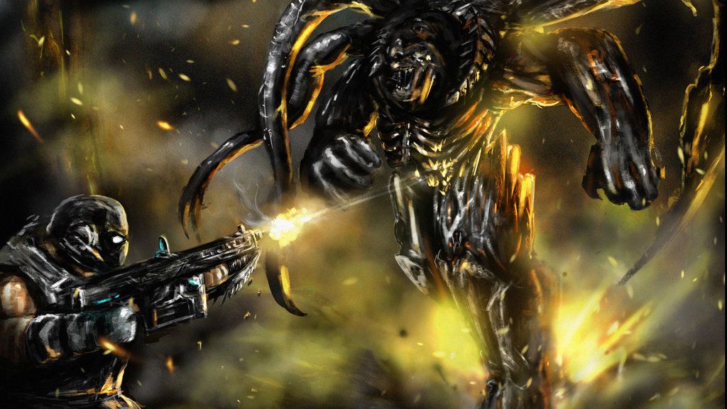 Gears Of War Lambent - HD Wallpaper 