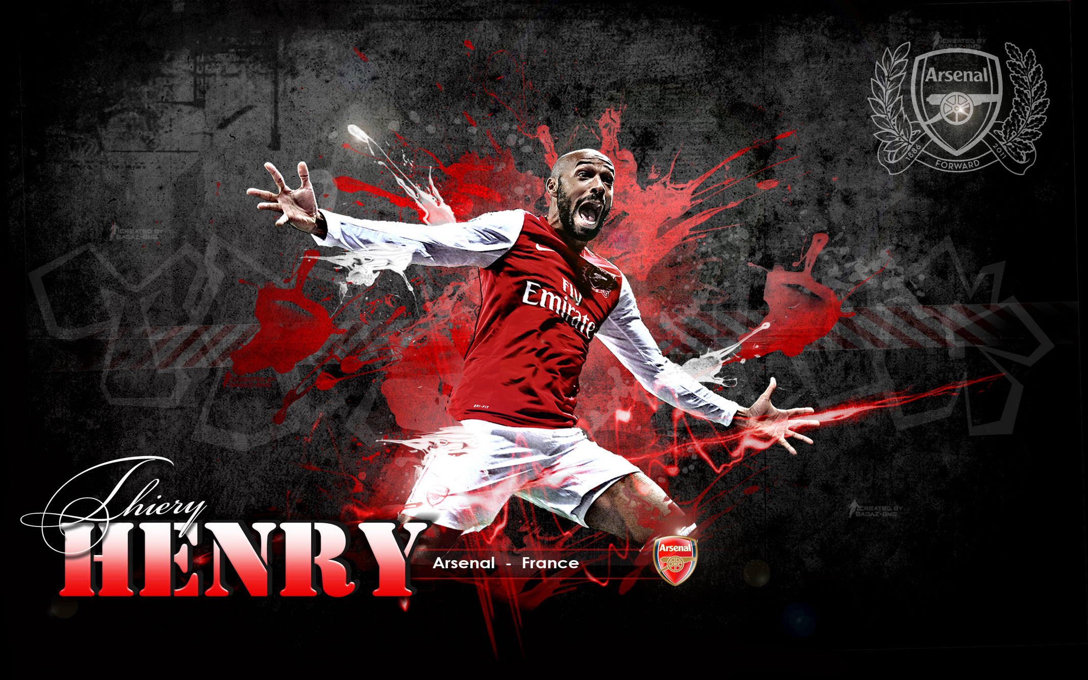 Thierry Henry Arsenal Fc Hd Wallpaper - Emirates Stadium - HD Wallpaper 
