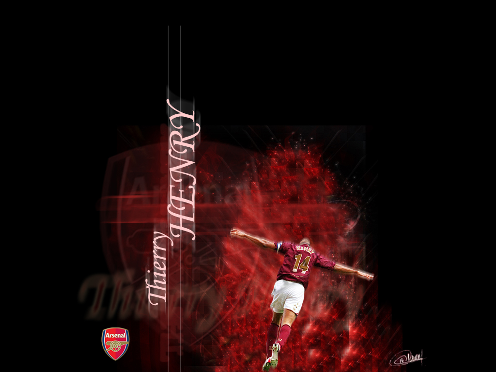 Thierry Henry 1 - Darkness - HD Wallpaper 
