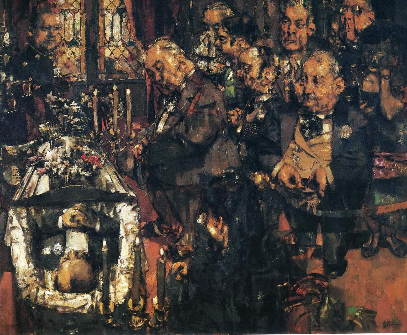 Gangster Funeral - Jack Levine Gangster Funeral - HD Wallpaper 