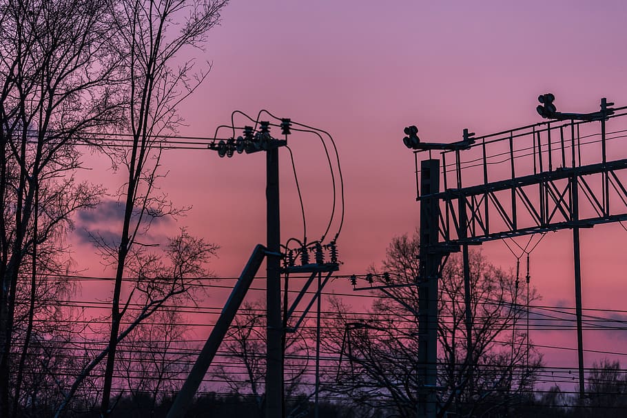 Russia, Moscow, Life, Winter, Sky, Street, Purple, - Pastel Pink