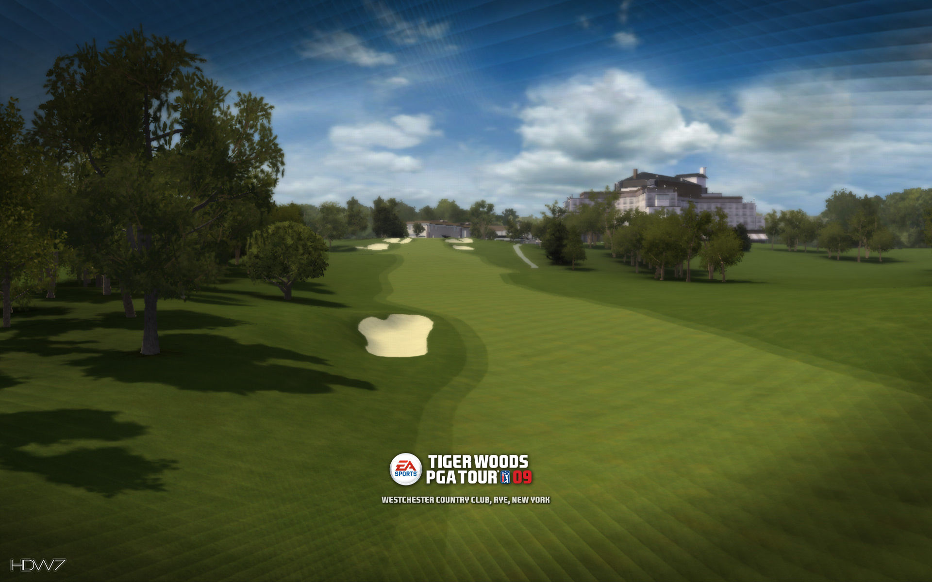 Tiger Woods Pga Tour 09 Westchester Widescreen Wallpaper - Tiger Woods - HD Wallpaper 