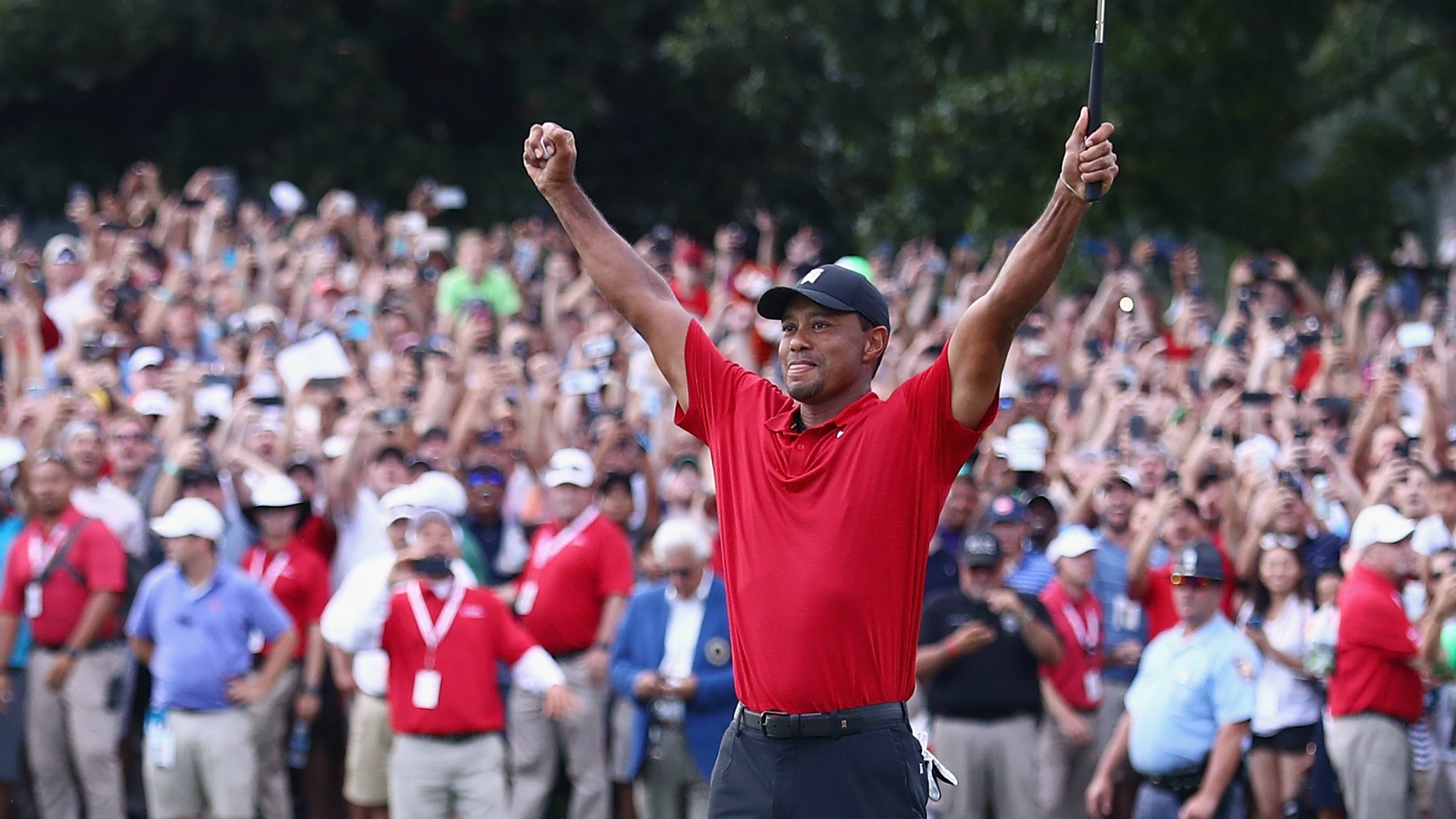 Tiger Woods Won Last Year S Tour Championship - Tiger Woods Tour Championship - HD Wallpaper 