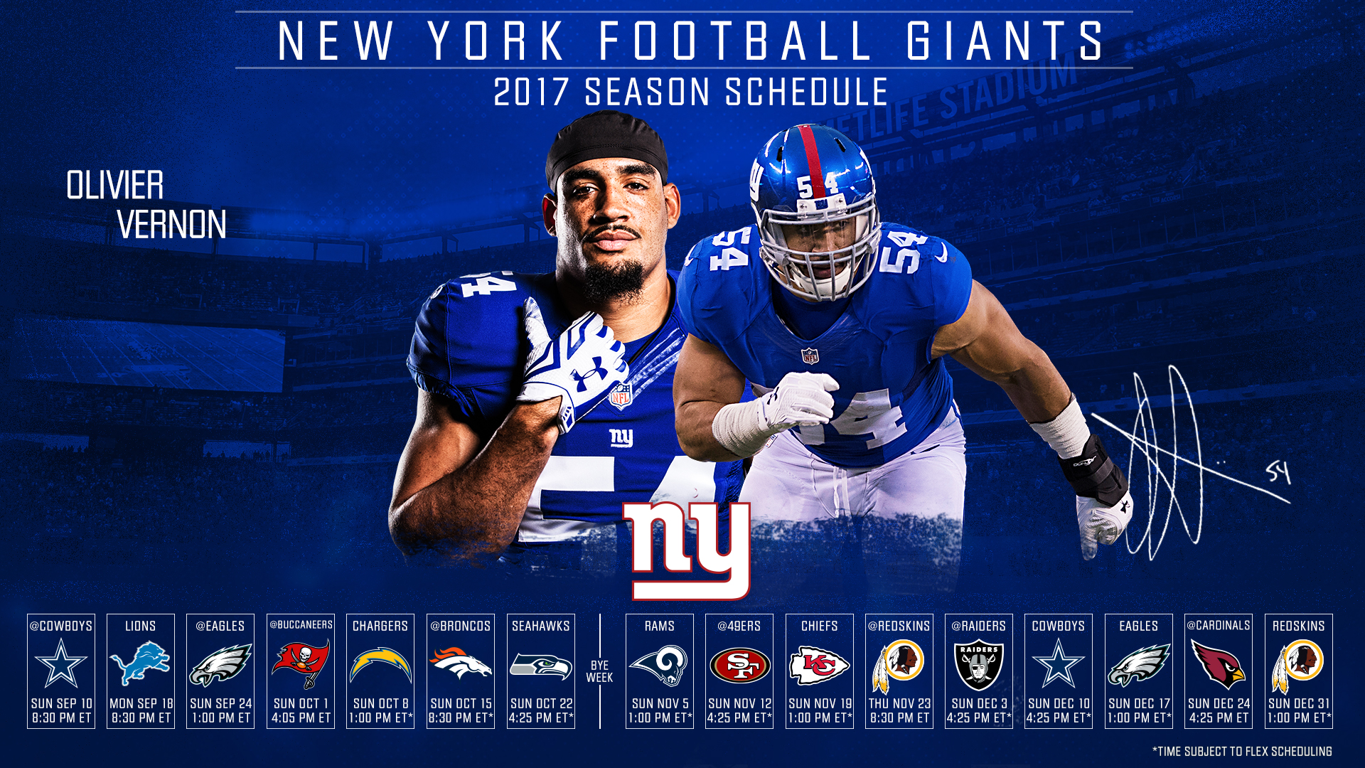 Logos And Uniforms Of The New York Giants - HD Wallpaper 