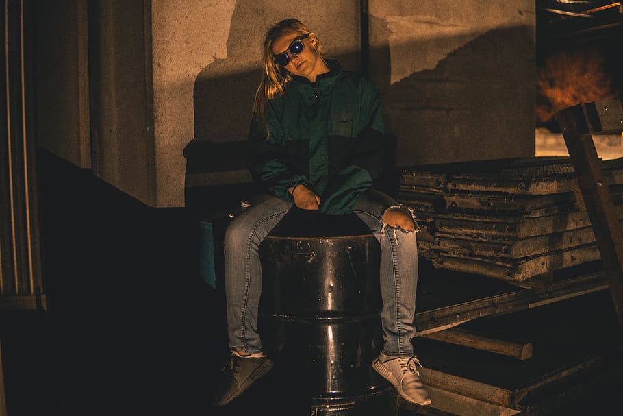 United States, Mount Vernon, Girl Model, Night Time, - HD Wallpaper 