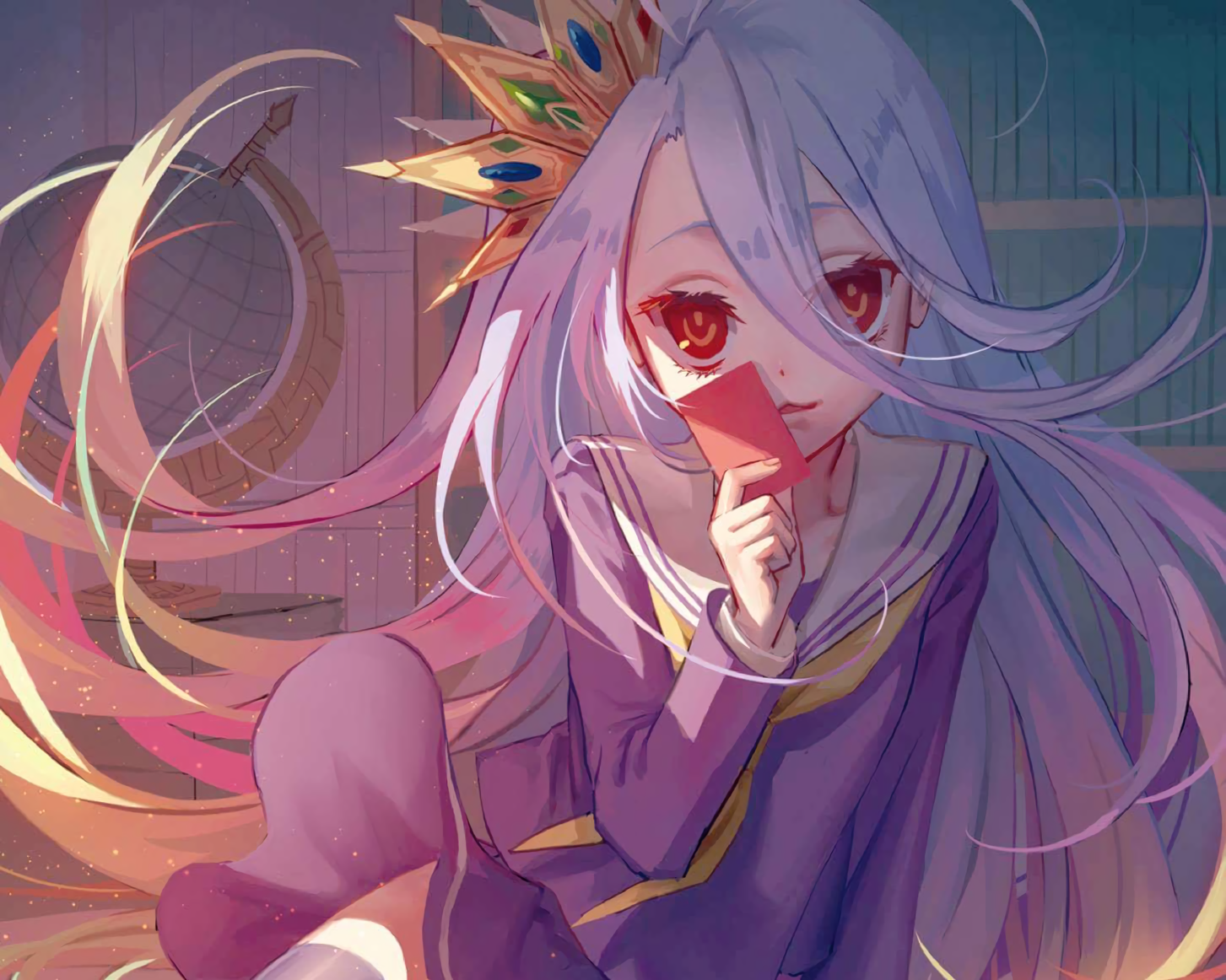 Shiro No Game No Life Card - HD Wallpaper 
