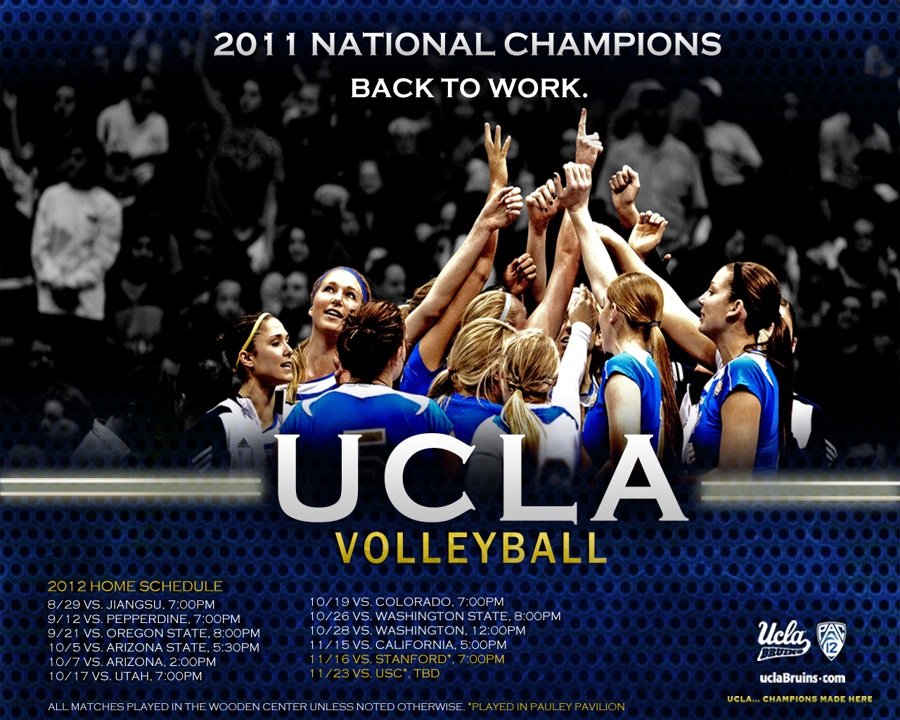 Ucla Volleyball Wallpaper Hd - HD Wallpaper 
