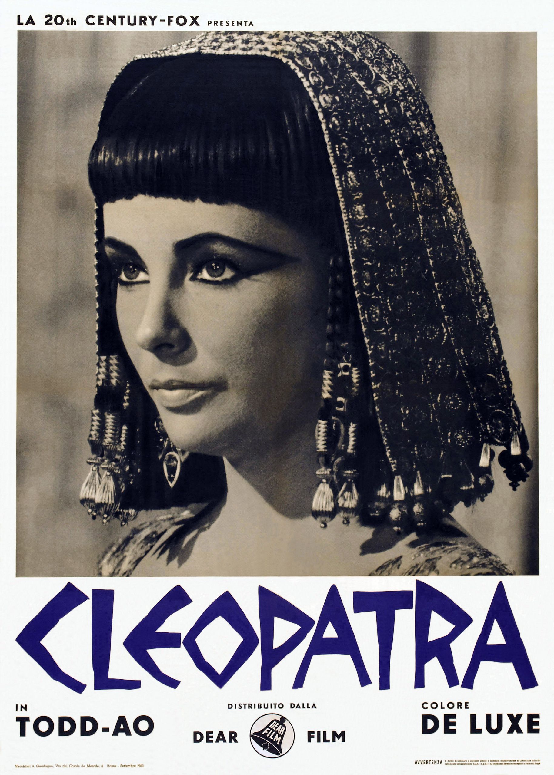 Cleopatra Liz Taylor Poster - HD Wallpaper 